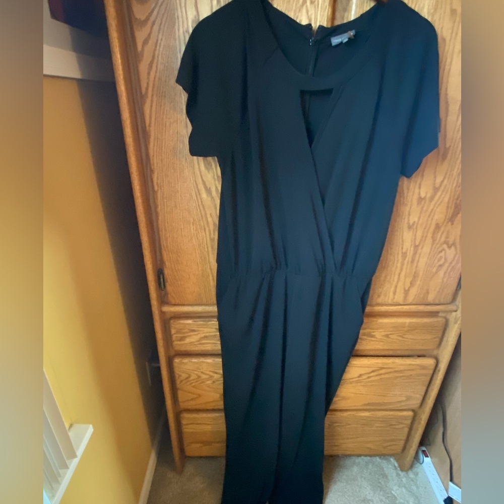 Vince Camuto Black Jumpsuit L